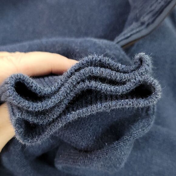 Men's Alan Flusser Soft Blue Sweater - Picture 9 of 10